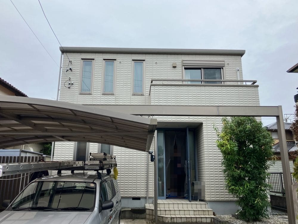 K様(津市)_施工前 (1) 津市の外壁塗装、防水工事をリペイント匠が施工した写真