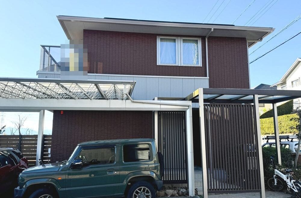 桑名市の外壁塗装、屋根塗装をリペイント匠が施工した写真