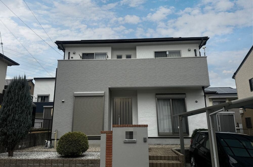 いなべ市の外壁塗装、屋根塗装、防水工事をリペイント匠が施工した写真