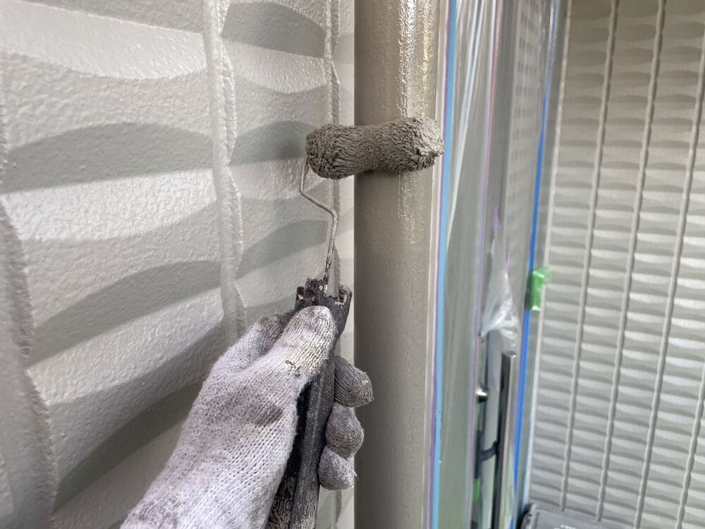 津市の外壁塗装、防水工事をリペイント匠が施工した写真