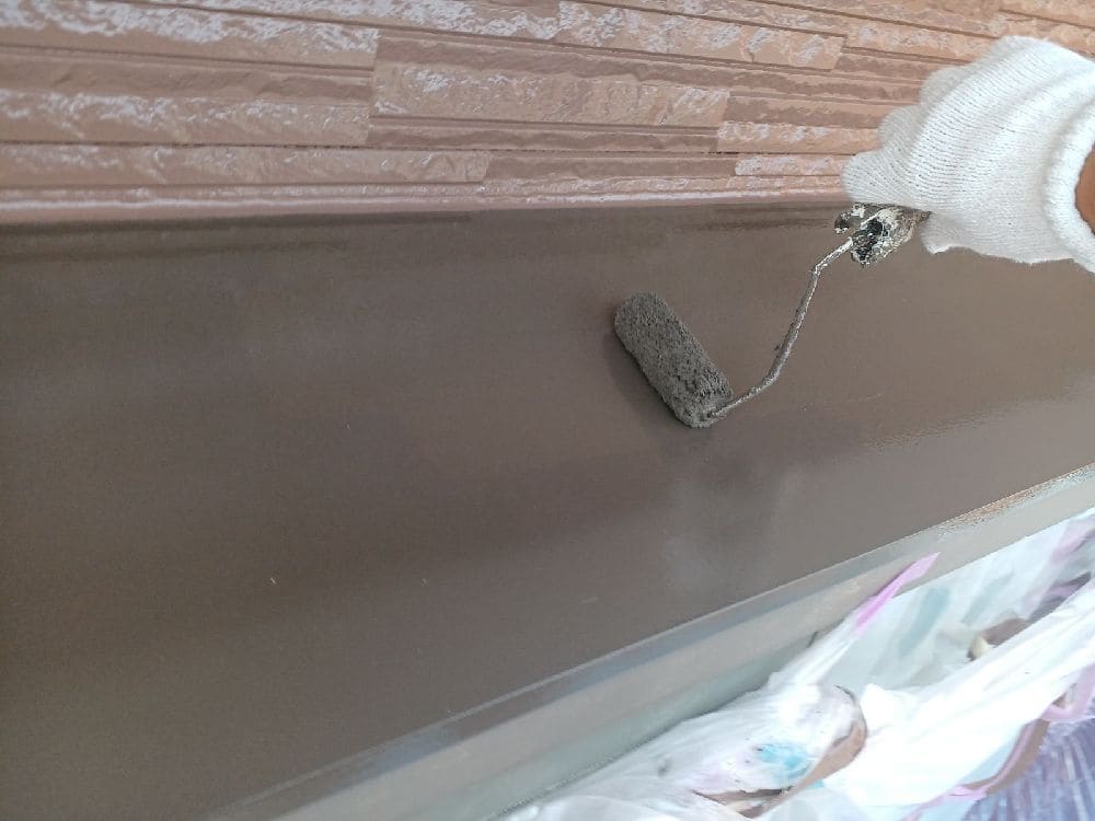 四日市市の外壁塗装、防水工事をリペイント匠が施工した写真