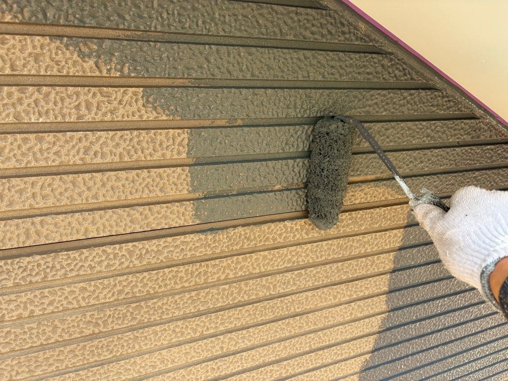 四日市市の外壁塗装をリペイント匠が施工した写真