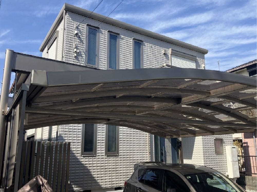 津市の外壁塗装、防水工事をリペイント匠が施工した写真