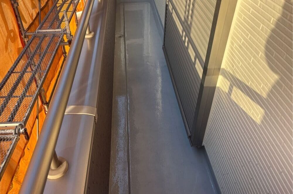 津市で外壁塗装、防水工事をリペイント匠が施工した写真