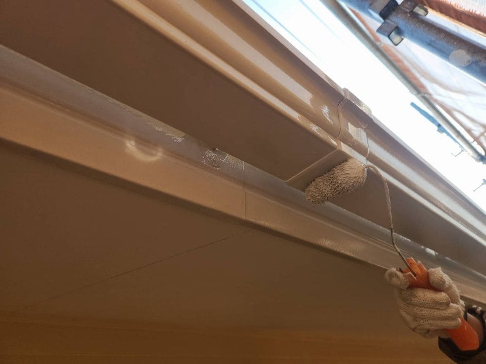 四日市市_O様_樋(上塗り) 四日市市の外壁・屋根塗装をリペイント匠が施工した写真
