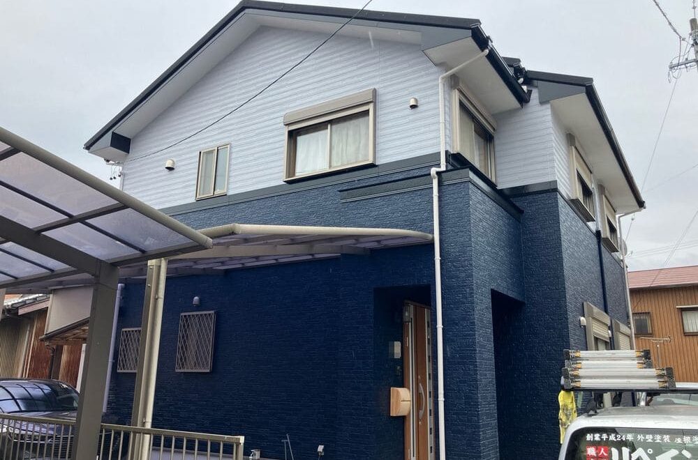 尾鷲市の外壁塗装・屋根工事・防水工事をリペイント匠が施工した写真