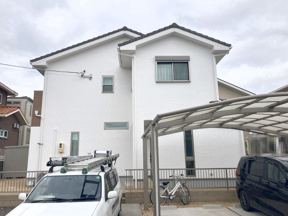 鈴鹿市の外壁塗装をリペイント匠が施工した写真