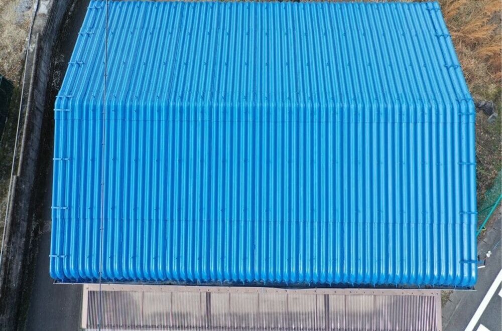 津市の屋根塗装をリペイント匠が施工した写真