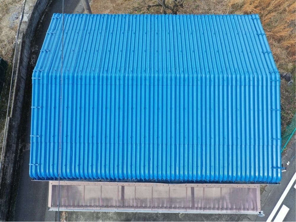 津市の屋根塗装をリペイント匠が施工した写真