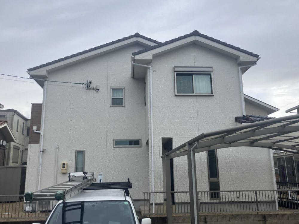 鈴鹿市の外壁塗装をリペイント匠が施工した写真