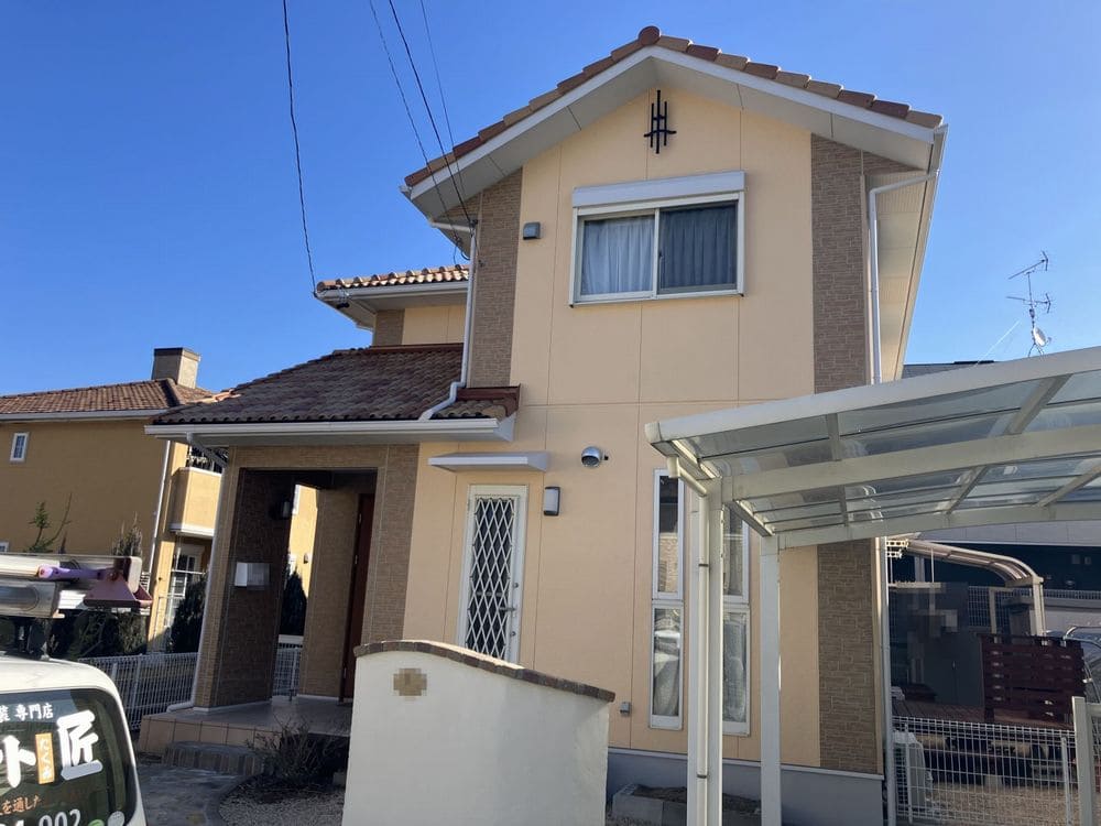 津市久居 T様施工後 津市の外壁塗装をリペイント匠が施工した写真