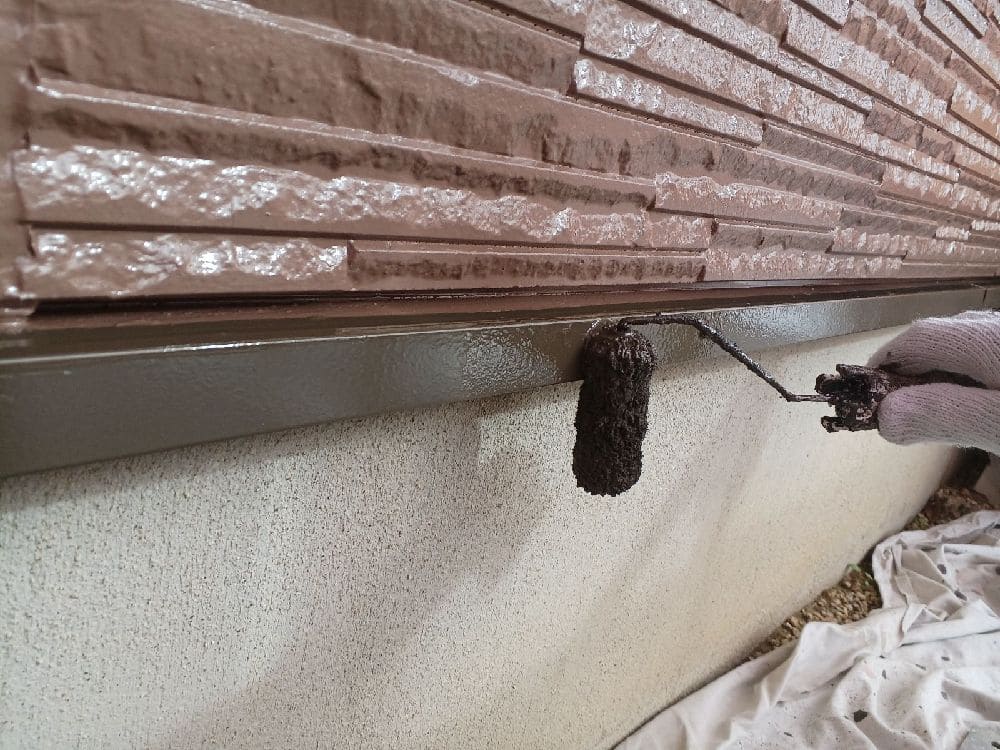 四日市市の外壁塗装、防水工事をリペイント匠が施工した写真