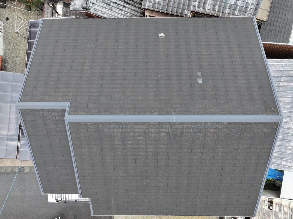 施工前_屋根全体 尾鷲市の外壁塗装・屋根工事・防水工事をリペイント匠が施工した写真