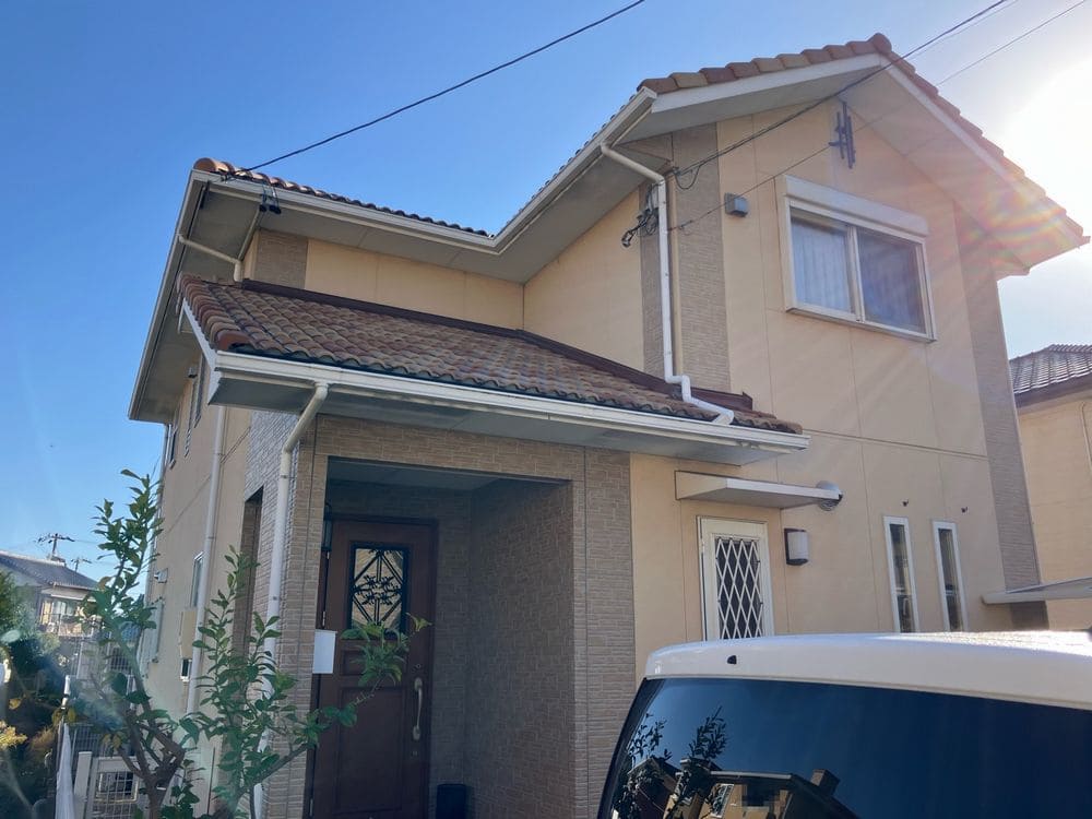 津市久居 T様施工前 (4) 津市の外壁塗装をリペイント匠が施工した写真