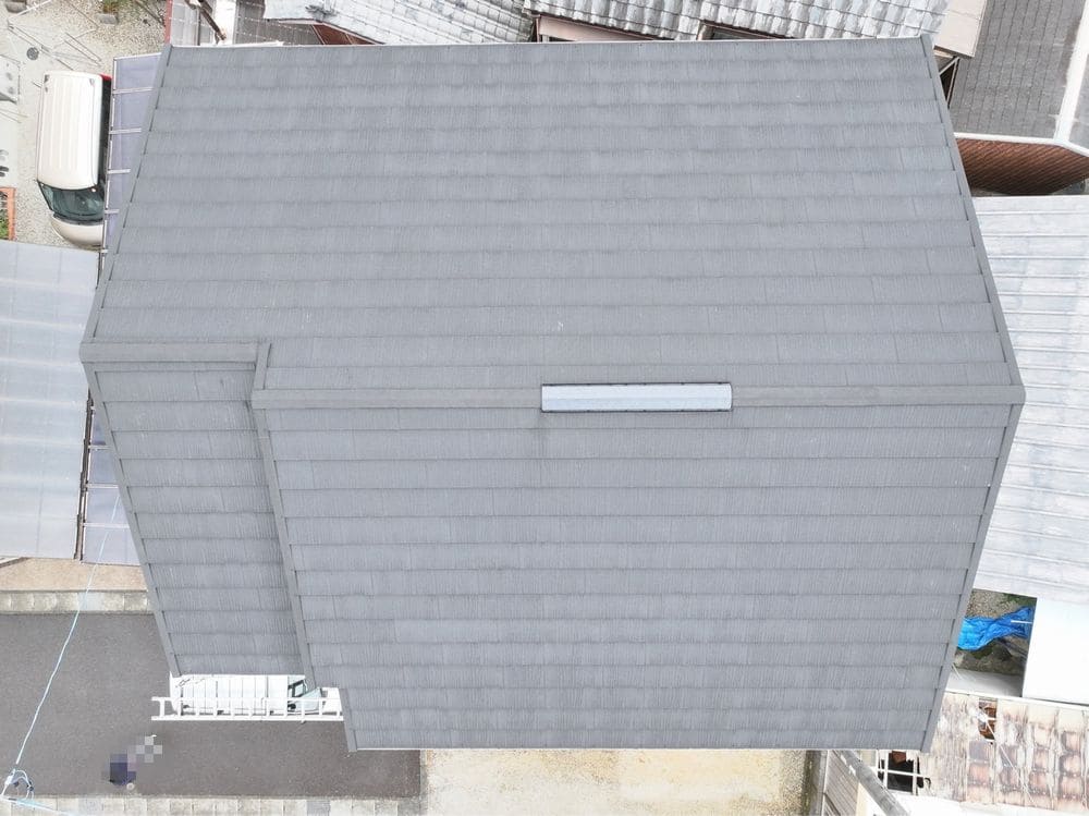 施工後_屋根全体 (3) 尾鷲市の外壁塗装・屋根工事・防水工事をリペイント匠が施工した写真