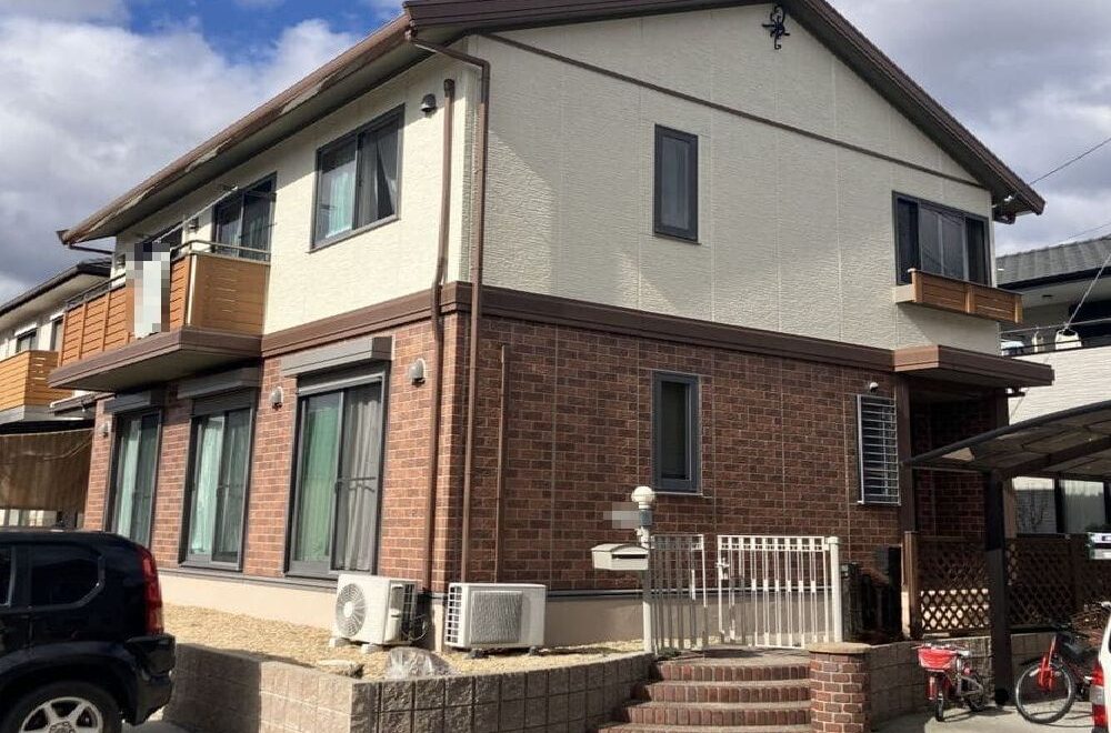 亀山市の外壁塗装をリペイント匠が施工した写真