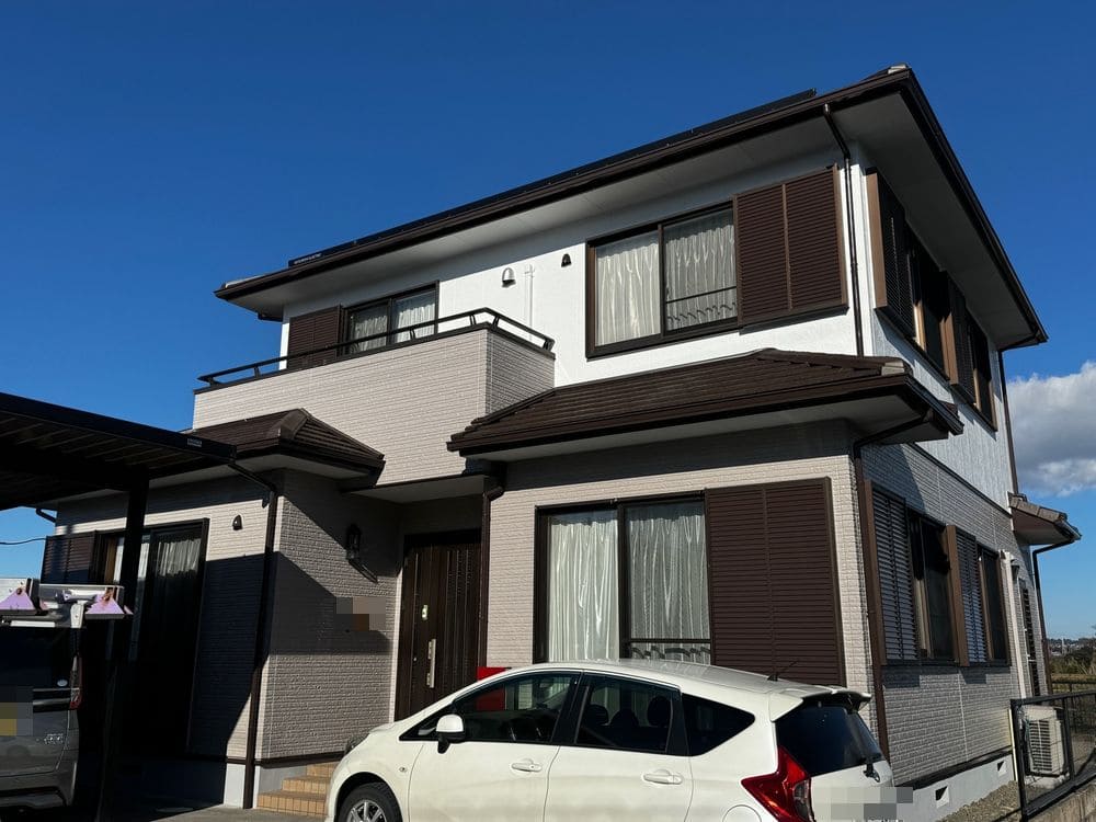 員弁郡東員町の外壁塗装、防水工事をリペイント匠が施工した写真