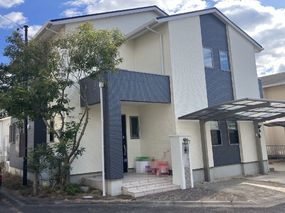 津市で外壁塗装、屋根塗装をリペイント匠が施工した写真