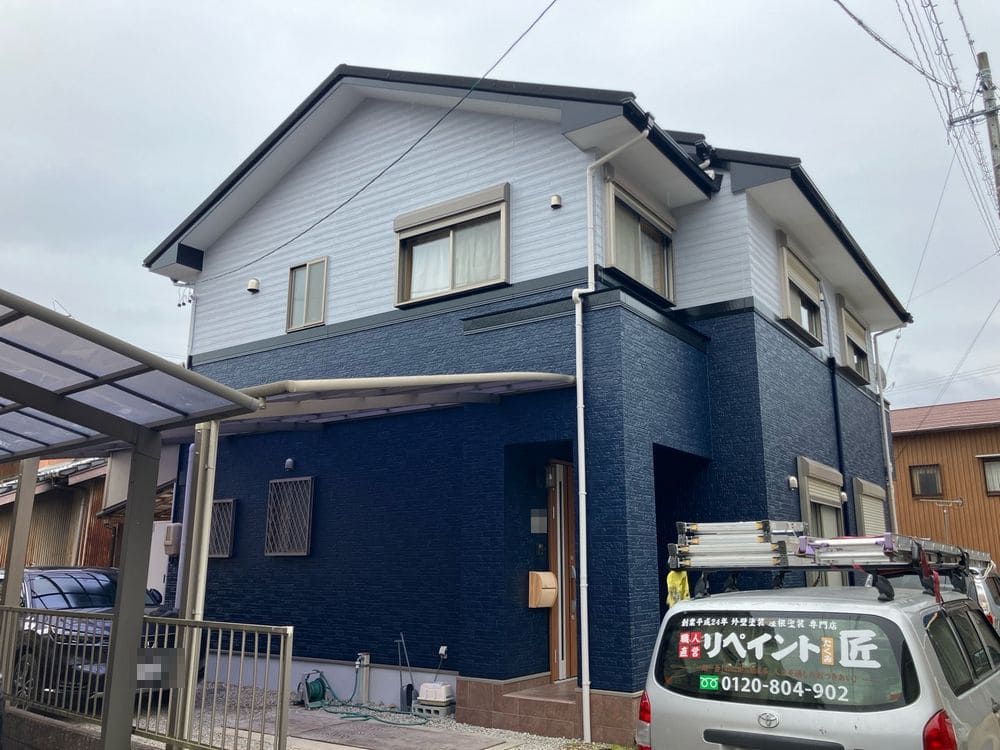 尾鷲市の外壁塗装・屋根工事・防水工事をリペイント匠が施工した写真