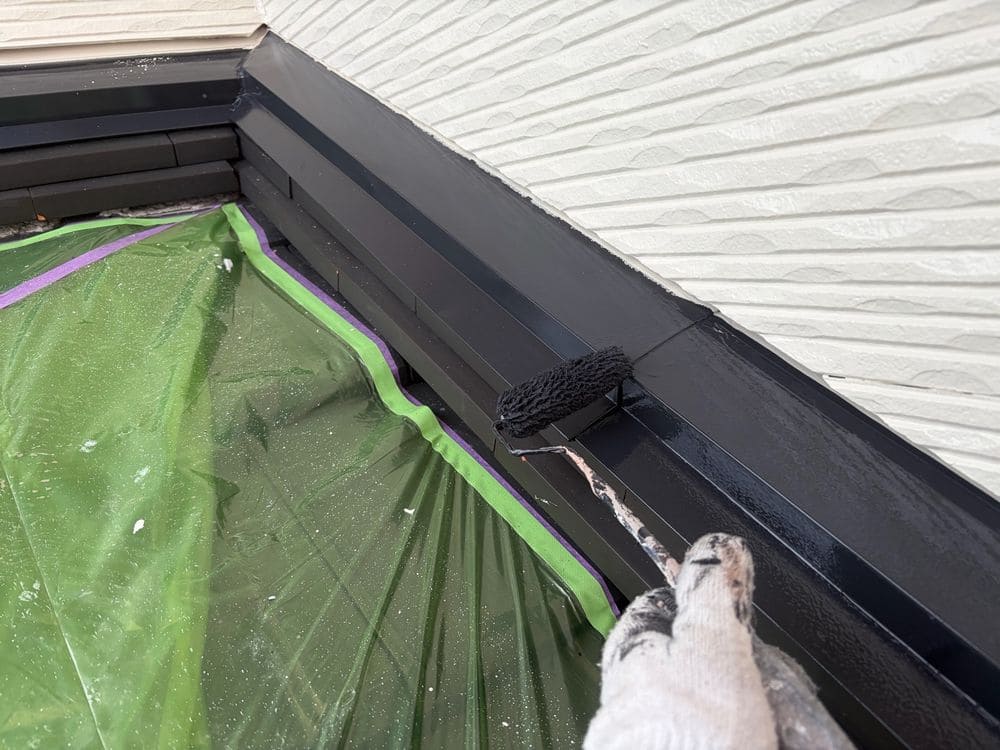 鈴鹿市の外壁塗装、防水工事をリペイント匠が施工した写真