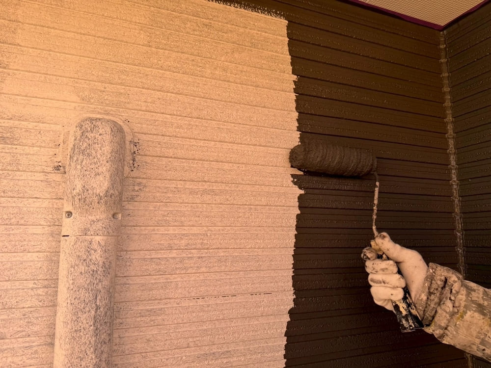 亀山市の外壁塗装、防水工事をリペイント匠が施工した写真