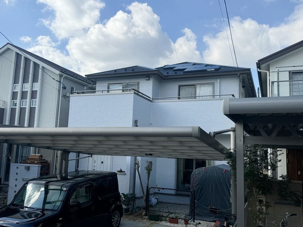 四日市市で外壁塗装をリペイント匠が施工した写真