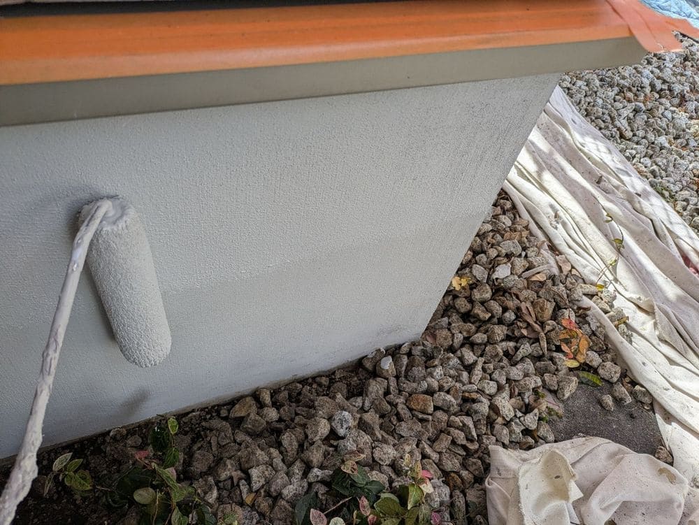 尾鷲市で外壁塗装と屋根工事と防水工事をリペイント匠が施工した写真