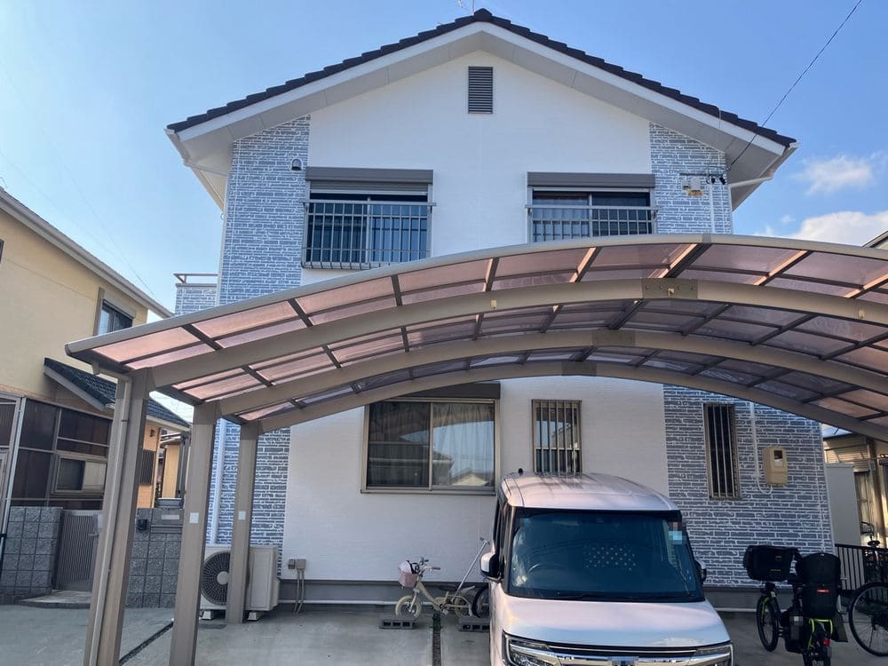 津市の外壁塗装をリペイント匠が施工した写真