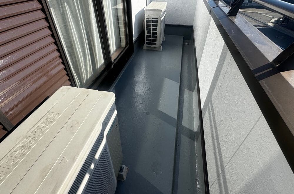 員弁郡東員町の外壁塗装、防水工事をリペイント匠が施工した写真