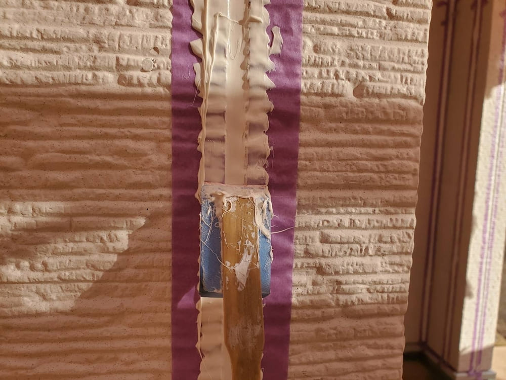 M様(亀山)シール(打ちならし) 亀山市の外壁塗装、防水工事をリペイント匠が施工した写真