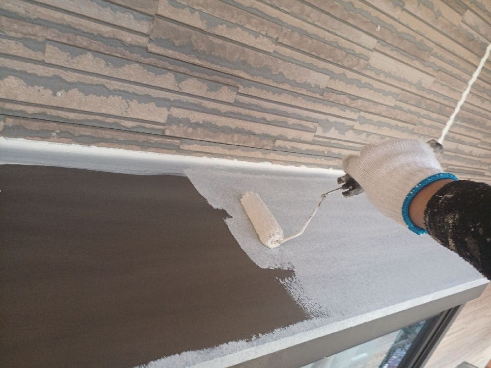 四日市市の外壁塗装、防水工事をリペイント匠が施工した写真