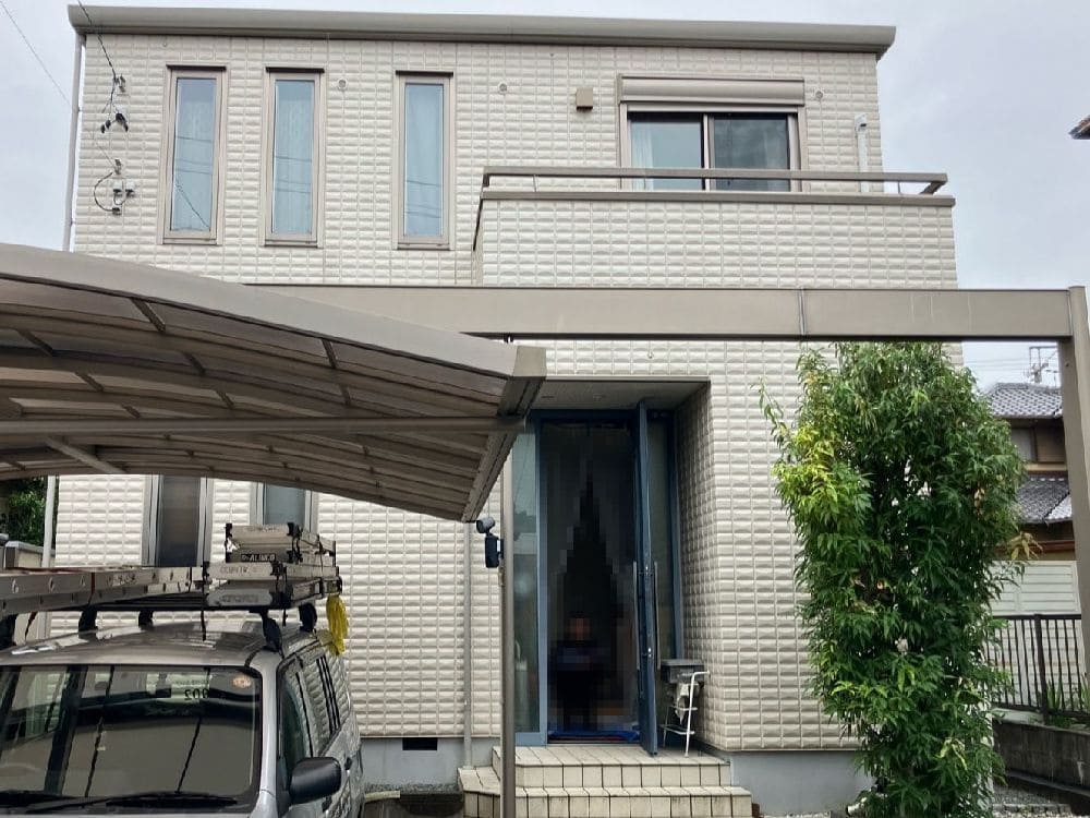 津市の外壁塗装、防水工事をリペイント匠が施工した写真