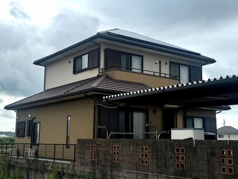 員弁郡東員町の外壁塗装、防水工事をリペイント匠が施工した写真