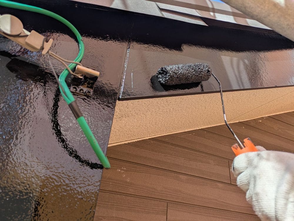 尾鷲市で外壁塗装と屋根工事と防水工事をリペイント匠が施工した写真