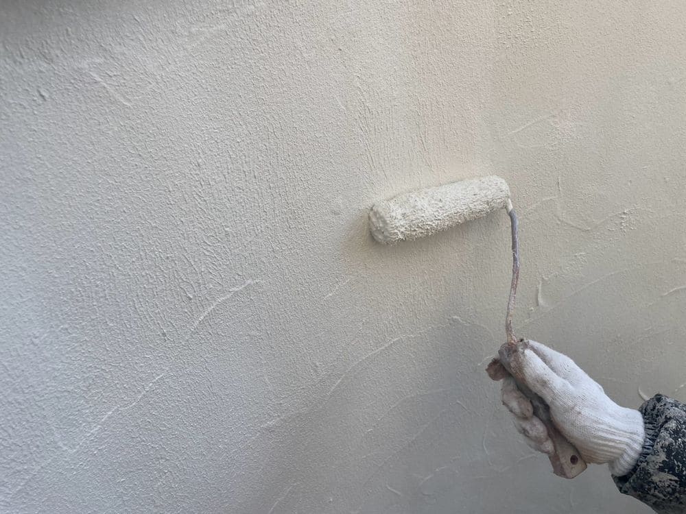 津市久居 T様塀中塗り 津市の外壁塗装をリペイント匠が施工した写真