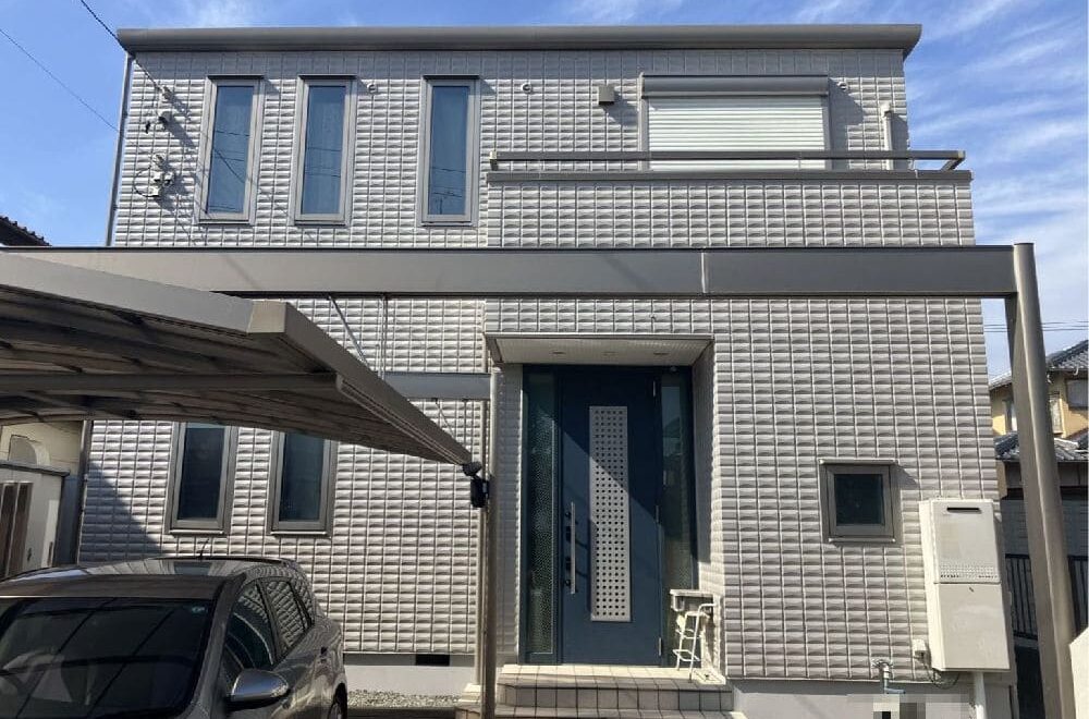 津市の外壁塗装、防水工事をリペイント匠が施工した写真