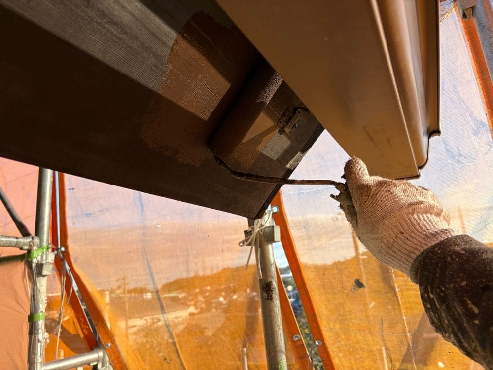 四日市市の外壁塗装をリペイント匠が施工した写真