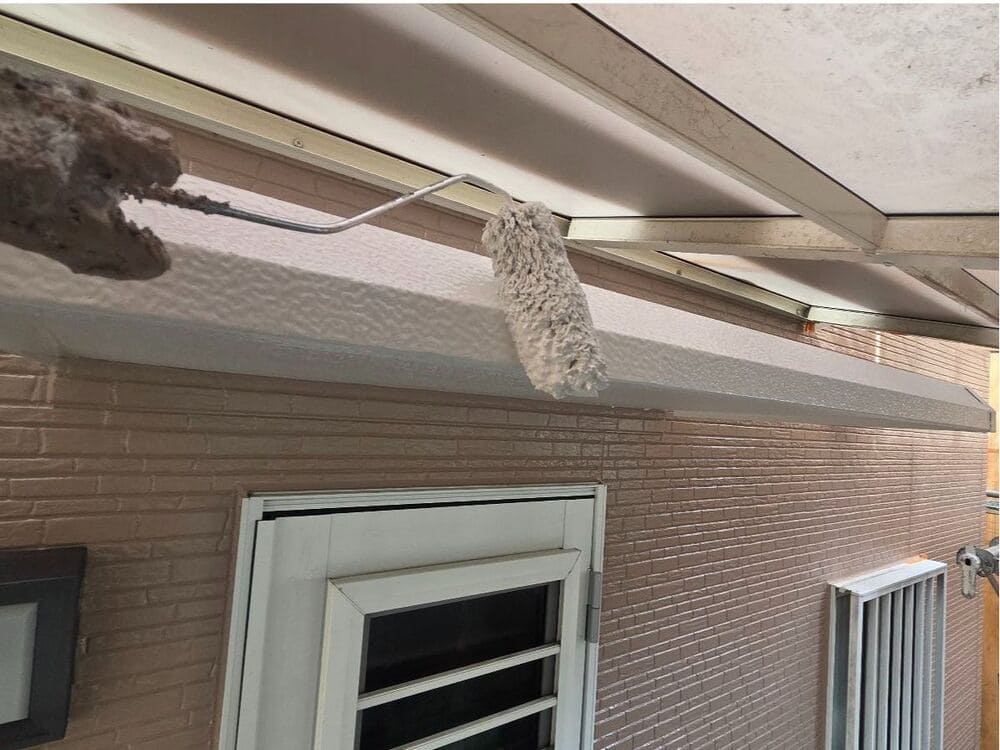 鈴鹿市で外壁塗装、防水工事をリペイント匠が施工した写真