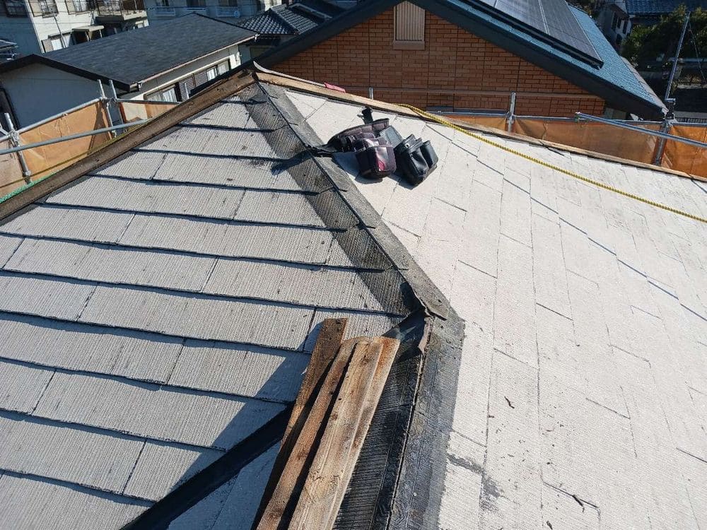 名張市の屋根工事をリペイント匠が施工した写真