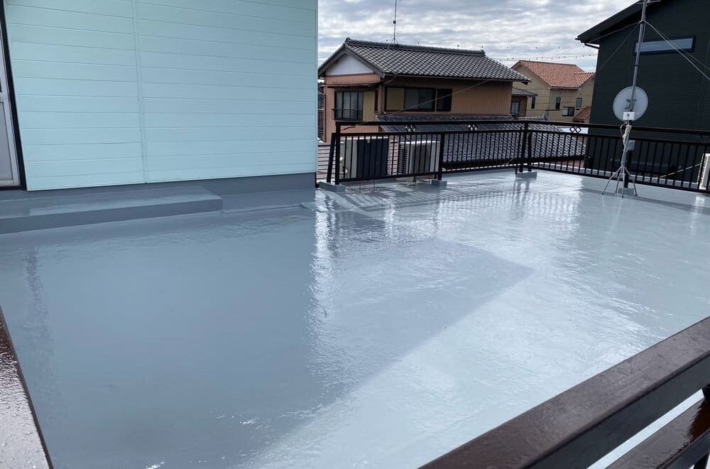 津市で防水工事をリペイント匠が施工した写真