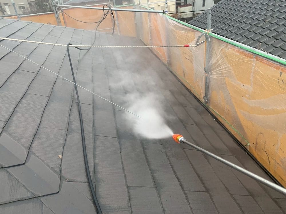 名張市の屋根工事をリペイント匠が施工した写真