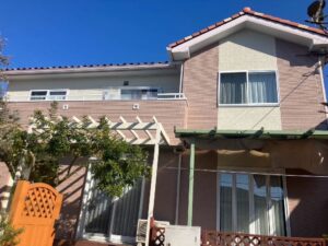 鈴鹿市で外壁塗装、防水工事をリペイント匠が施工した写真