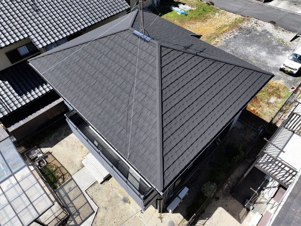 名張市の屋根工事をリペイント匠が施工した写真