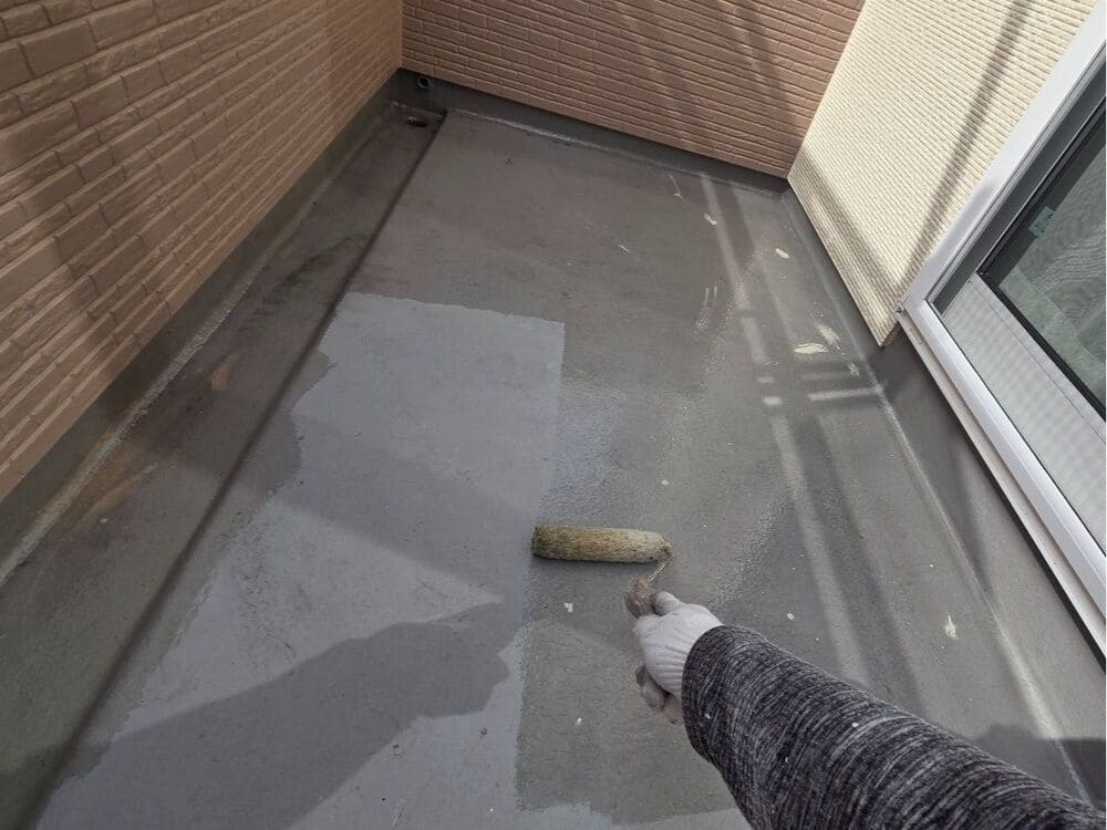 鈴鹿市で外壁塗装、防水工事をリペイント匠が施工した写真