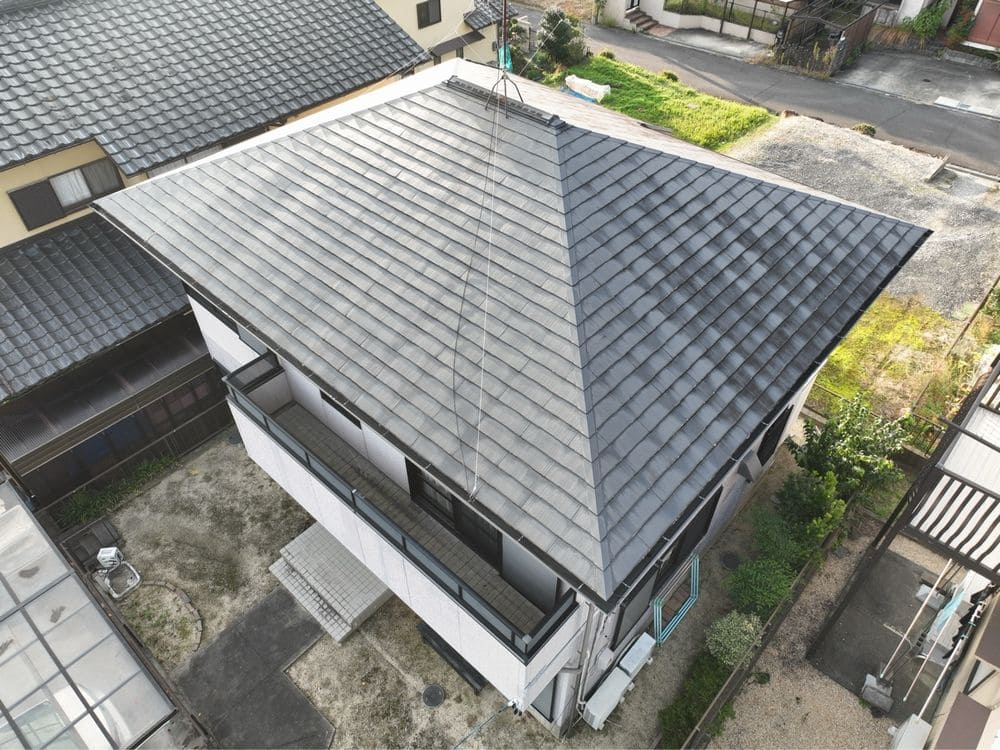 名張市の屋根工事をリペイント匠が施工した写真