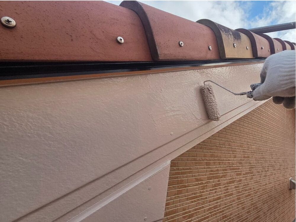 鈴鹿市で外壁塗装、防水工事をリペイント匠が施工した写真