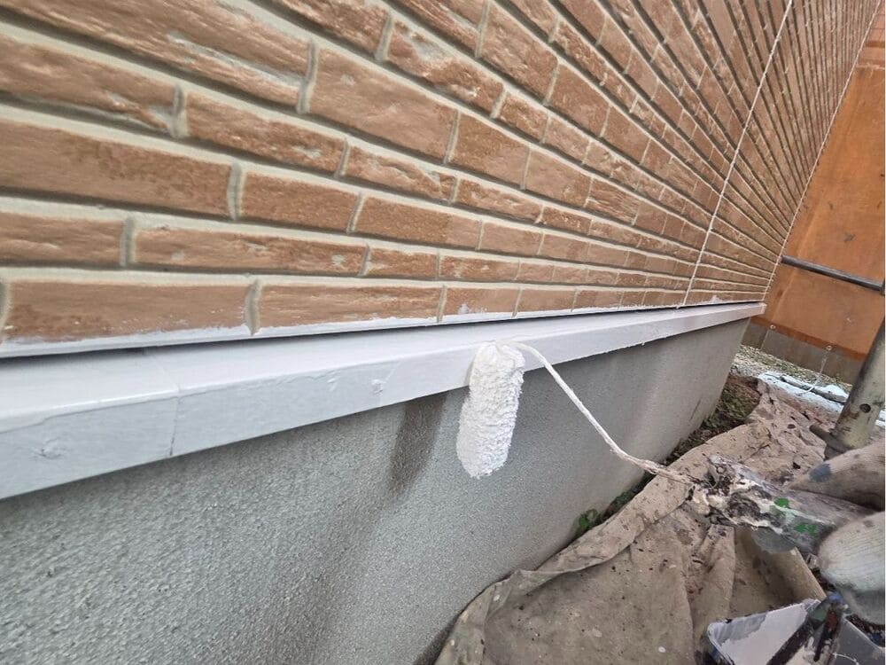 鈴鹿市で外壁塗装、防水工事をリペイント匠が施工した写真