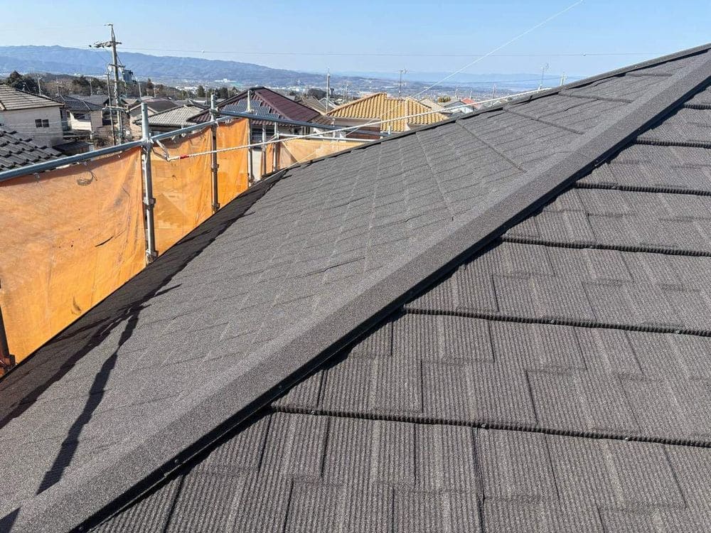 名張市の屋根工事をリペイント匠が施工した写真