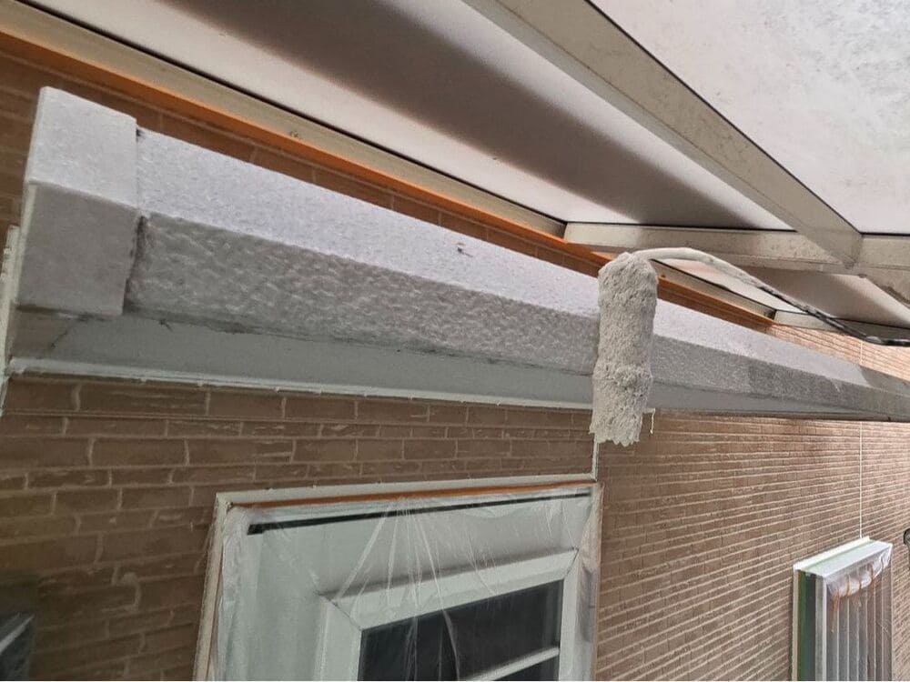 鈴鹿市で外壁塗装、防水工事をリペイント匠が施工した写真