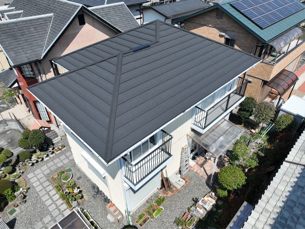 名張市の屋根工事をリペイント匠が施工した写真